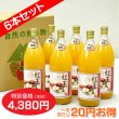 画像1: 南信州産　紅玉ジュース　完熟100%果汁　6本セット【一本あたり730円】 (1)