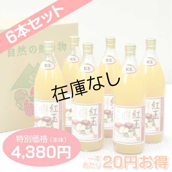 画像1: 南信州産　紅玉ジュース　完熟100%果汁　6本セット【一本あたり730円】 (1)