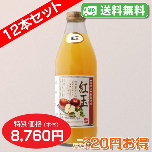 画像3: 【送料無料】南信州産 紅玉ジュース 完熟100%果汁 12本セット【一本あたり730円】 (3)