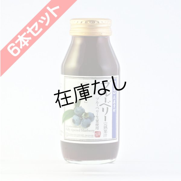 画像1: ブルーベリー[25%混合果汁入り飲料] 飲み切り180ml　6本セット (1)