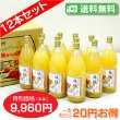 画像1: 【送料無料】南信州産すりおろしりんごジュース　完熟100%果汁　12本セット【一本あたり830円】 (1)